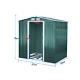 12x10/8/6 Ft Extra Large Garden Metal Shed Tool Storage House Galvanised With Base