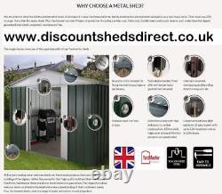 359 Returned Yardmaster Pent Metal Garden Shed Max External Size 7'10x 3'11