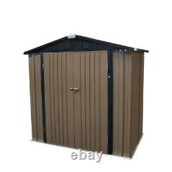 3X5ft, 4X6FT Outdoor Metal Garden Shed Utility Tool Storage House Tool Shed