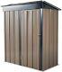 3x5ft, 4x6ft Outdoor Metal Garden Shed Utility Tool Storage With Lock Lockable