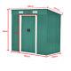 4x6/8 Ft Garden Storage Shed With 2 Door Galvanised Metal With Free Base Outdoor S