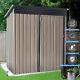 5x3ft Metal Garden Shed Heavy Duty Outdoor Tool Storage Sheds House Pent Roof Uk