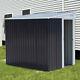 5ft X7ft Large Heavy Duty Metal Garden Shed Outdoor Bike Tool Storage With Shelf