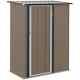 5ft X 3ft Garden Metal Storage Shed, Outdoor Tool Shed With Sloped