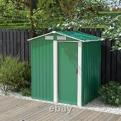 5ft x 4.3ft Outdoor Garden Storage Shed, Tool Storage Shed with Sliding Door