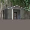 6.5ft X 3.5ft Garden Shed, Metal Shed For Garden And Outdoor Storage