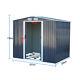 6 X 8ft 8 X 8ft 10 X 8ft Storage House Metal Garden Shed With Free Base