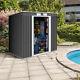 7ft X 4ft Garden Storage Shed Large Tool Utility Storage House Withsliding Door