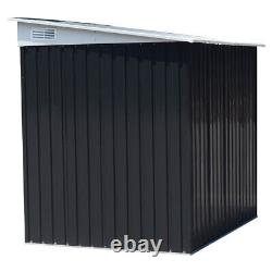 7 X 5FT XL Metal Garden Shed Outdoor Storage Tool Pent Roof Organizer Tools Box