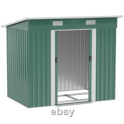 7 x 4ft Outdoor Garden Storage Shed Tool Storage Box for Backyard Patio