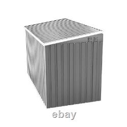 7ft XL Galvanized Steel Garden Storage Shed Bike Metal Pent Roof Tool Shed House