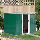 9ft X 4ft Corrugated Garden Metal Storage Shed Outdoor Tool Box With Kit