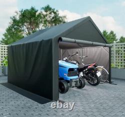 BIRCHTREE Garden Storage Tent Shed Steel Frame Waterproof (6.2X5.6FT)