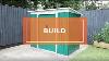 Build Pent Metal Shed Installation