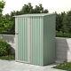Charles Bentley 4.7ft X 3ft Metal Storage Shed Chest Small Green Roof Door Apex