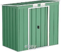 Duramax ECO Hot-Dipped Galvanized Metal Garden Shed Green with UK
