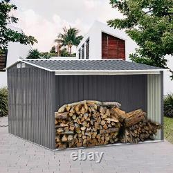 Extra Large Outdoor Metal Shed Wood Storage Garden Utility Shed Tool House 88ft