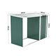 Galavnized Steel Garden Shed Metal Shed Outdoor Firewood Storage With Log Store