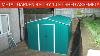 Galvanised Metal Garden 8ft X 10ft Shed Assembly Time Lapse Video