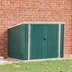 Galvanized Steel Garden Storage Shed Garbage Bin Metal Pent Roof Tool Shed House