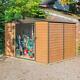 Garden Shed 10 X 8ft Rowlinson Woodvale Storage Metal