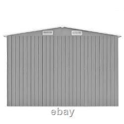 Garden Shed Large Metal Outdoor Tool Utility Storage Unit Galvanised Steel