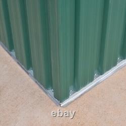 Garden Shed Storage Unit with Sliding Door/Foundation/Vent Apex Roof Metal Sheds