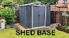 How To Build Paving Slabs Garden Shed Base