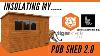 How To Insulate Your Tiger Shed On A Budget