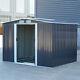 Metal Garden Shed 10 X 8, 8 X 6, 8 X 4, 6 X 4 Outdoor Storage Sheds With Base Uk