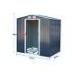 Metal Garden Shed 10x8, 8x8, 6x8ft Outdoor Steel Tool Sheds With Free Foundation