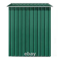 Metal Garden Shed 3X5FT 4X6FT 4X8FT Pent Roof Outdoor Tools Box Storage House