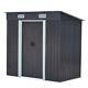 Metal Garden Shed 6 X 4 Heavy Dut Outdoor Storage Sheds With Base Foundation