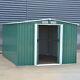 Metal Garden Shed 8 X 6 Ft Storage Shed With Base Outdoor Tool Shed Gabled Roof