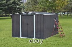 Metal Garden Shed Black 10x8ft Brand New Sealed Box
