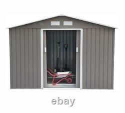 Metal Garden Shed GREY 12x10ft Brand New Sealed Box