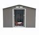 Metal Garden Shed Grey 12x10ft Brand New Sealed Box