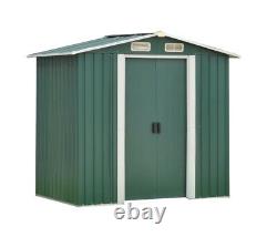 Metal Garden Shed Green 6x4ft Green Brand New Sealed Box