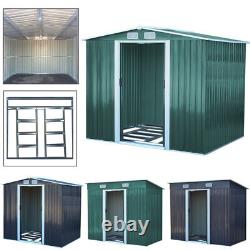 Metal Garden Shed Heavy Duty Storage Sheds 6 X 4, 8 X 4, 8 X 6, 10 X 8 With Base