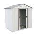 Metal Garden Shed. Metal White 6x4ft Brand New Sealed Box