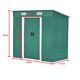 Metal Garden Shed Outdoor Storage House Heavy Duty Tool Organizer Box Base Door