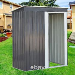 Metal Garden Shed Outdoor Tool Box Container Storage House Organizer Heavy Duty