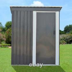 Metal Garden Shed Storage Sheds Heavy Duty Outdoor with FREE Base Foundation