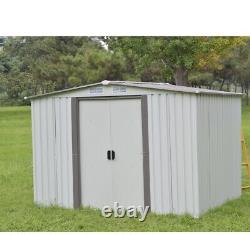 Metal Garden Shed White 8x8ft Brand New. Sealed Box