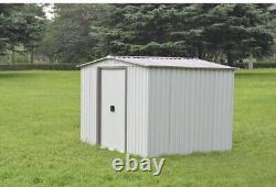 Metal Garden Shed White 8x8ft Brand New Sealed Box