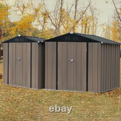 Metal Shed 6 x 4 FT Garden House Storage Large Yard Store Roof Building Tool Box