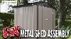Metal Shed Unboxing U0026 Assembly Patiowell Double Door Shed 6x4 Storage Building