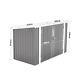 Metal Steel Garden Shed Pent Roof Outdoor Tool Box Bike Bicycle Storage House