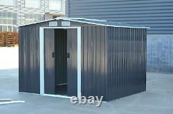 Mighty Metal Garden Shed Outdoor Storage House Tool Sheds with Free Foundation