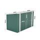 Outdoor Garden Bicycle Shed Bike Tool Storage House Galvanized Steel Pent Roof